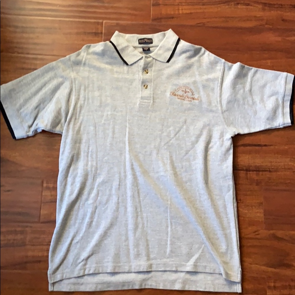 Mens Gray Polo